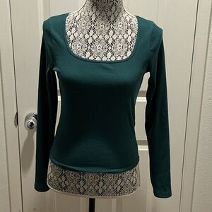 EUC HOLLISTER Teal Long Sleeve Top